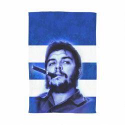 Полотенце с принтом Che Guevara on the flag of Cuba - PrintSalon