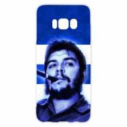 Чехол для Samsung S8 Che Guevara on the flag of Cuba - PrintSalon