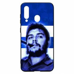 Чехол для Samsung A60 Che Guevara on the flag of Cuba - PrintSalon