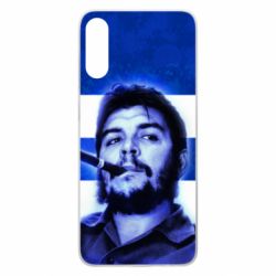 Чехол для Samsung A70 Che Guevara on the flag of Cuba - PrintSalon