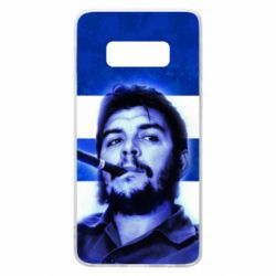 Чехол для Samsung S10e Che Guevara on the flag of Cuba - PrintSalon