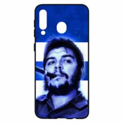 Чехол для Samsung M30 Che Guevara on the flag of Cuba - PrintSalon