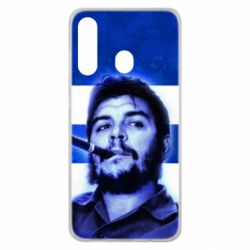 Чехол для Samsung M40 Che Guevara on the flag of Cuba - PrintSalon