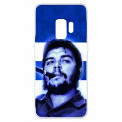 Чехол для Samsung S9 Che Guevara on the flag of Cuba - PrintSalon