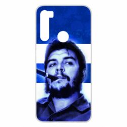 Чехол для Xiaomi Redmi Note 8 Che Guevara on the flag of Cuba - PrintSalon