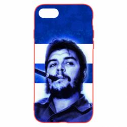 Чехол для iPhone SE 2020 Che Guevara on the flag of Cuba - PrintSalon