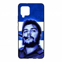 Чехол для Samsung A42 5G Che Guevara on the flag of Cuba - PrintSalon