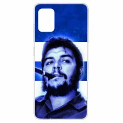 Чехол для Samsung A51 Che Guevara on the flag of Cuba - PrintSalon