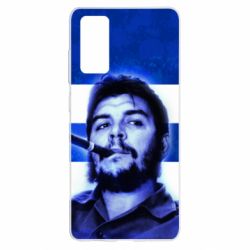 Чехол для Samsung S20 FE Che Guevara on the flag of Cuba - PrintSalon