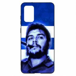 Чехол для Samsung S20+ Che Guevara on the flag of Cuba - PrintSalon