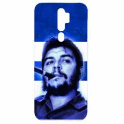 Чехол для Oppo A5/A9 2020 Che Guevara on the flag of Cuba - PrintSalon