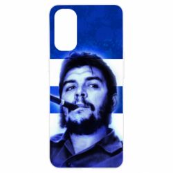 Чехол для Oppo Reno 4 Che Guevara on the flag of Cuba - PrintSalon