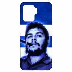 Чехол для Oppo Reno 5 Lite Che Guevara on the flag of Cuba - PrintSalon