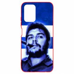 Чехол для Xiaomi Redmi Note 10 Che Guevara on the flag of Cuba - PrintSalon