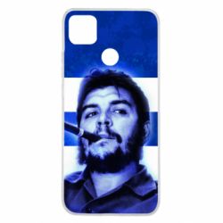 Чехол для Xiaomi Redmi 9c Che Guevara on the flag of Cuba