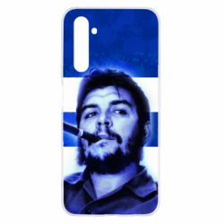 Чехол для Realme 6 Che Guevara on the flag of Cuba - PrintSalon