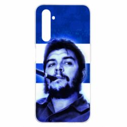 Чехол для Realme 6 Pro Che Guevara on the flag of Cuba - PrintSalon