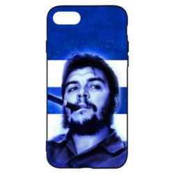 Чехол для iPhone SE 2022 Che Guevara on the flag of Cuba - PrintSalon