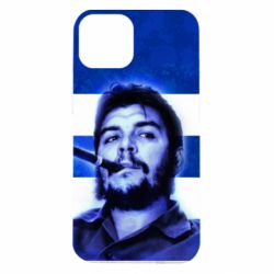 Чехол для iPhone 14 Che Guevara on the flag of Cuba - PrintSalon