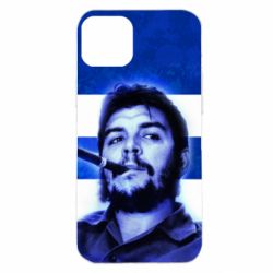 Чехол для iPhone 14 Plus Che Guevara on the flag of Cuba - PrintSalon