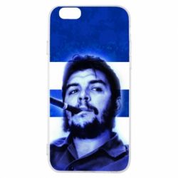 Чехол для iPhone 6/6S Che Guevara on the flag of Cuba - PrintSalon