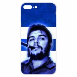 Чехол для iPhone 7 Plus Che Guevara on the flag of Cuba - PrintSalon