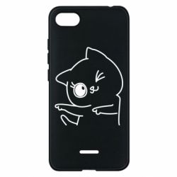 Чехол для Xiaomi Redmi 6A Cheerful kitten - PrintSalon