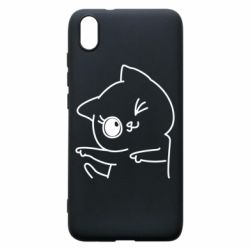 Чехол для Xiaomi Redmi 7A Cheerful kitten - PrintSalon