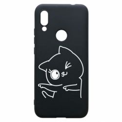 Чехол для Xiaomi Redmi 7 Cheerful kitten - PrintSalon