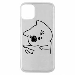Чехол для iPhone 11 Pro Cheerful kitten