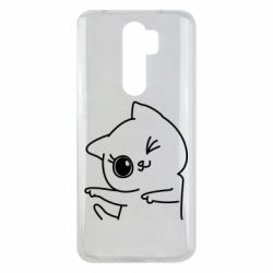 Чехол для Xiaomi Redmi Note 8 Pro Cheerful kitten - PrintSalon