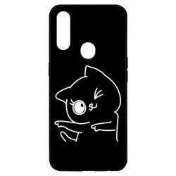 Чехол для Oppo A31 Cheerful kitten - PrintSalon