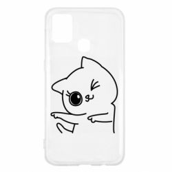 Чехол для Samsung M31 Cheerful kitten
