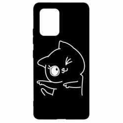 Чехол для Samsung S10 Lite Cheerful kitten - PrintSalon