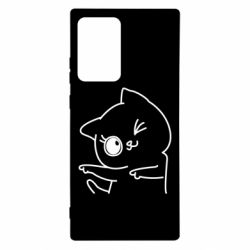 Чехол для Samsung Note 20 Ultra Cheerful kitten - PrintSalon