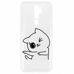Чехол для Oppo A5/A9 2020 Cheerful kitten - PrintSalon
