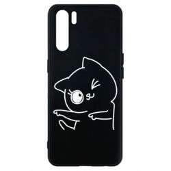 Чехол для Oppo A91/Reno3 Cheerful kitten