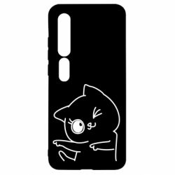 Чехол для Xiaomi Mi10/10 Pro Cheerful kitten - PrintSalon