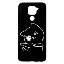 Чехол для Xiaomi Redmi Note 9/Redmi 10X Cheerful kitten - PrintSalon