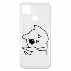 Чехол для Xiaomi Redmi 9c Cheerful kitten - PrintSalon