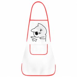 Фартук Cheerful kitten - PrintSalon