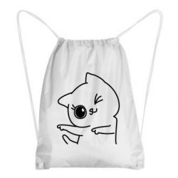 Рюкзак-мешок Cheerful kitten