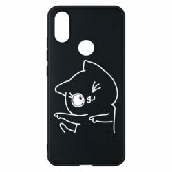 Чехол для Xiaomi Mi A2 Cheerful kitten - PrintSalon