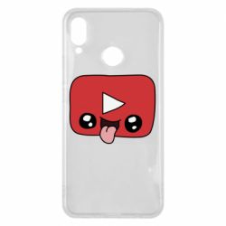 Чехол для Huawei P Smart Plus 2018 Cheerful YouTube - PrintSalon