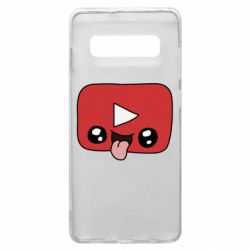 Чехол для Samsung S10+ Cheerful YouTube - PrintSalon