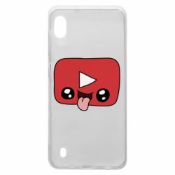Чехол для Samsung A10 Cheerful YouTube - PrintSalon