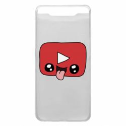 Чехол для Samsung A80 Cheerful YouTube - PrintSalon