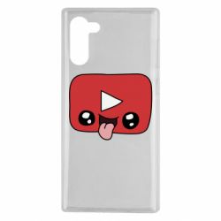 Чехол для Samsung Note 10 Cheerful YouTube - PrintSalon
