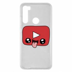 Чехол для Xiaomi Redmi Note 8 Cheerful YouTube - PrintSalon