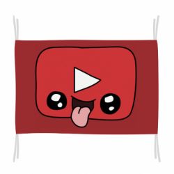 Флаг Cheerful YouTube - PrintSalon